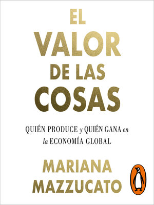 cover image of El valor de las cosas